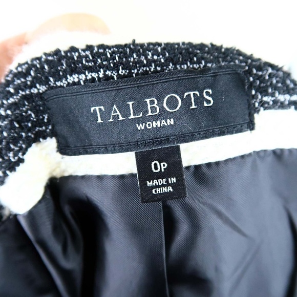 Talbots Striped Cropped Jacket - Picture 7 of 8